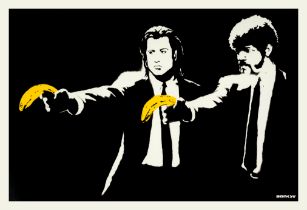 Banksy (b.1974) Pulp Fiction