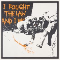 Banksy (b. 1974) I Fought The Law (Signed)