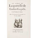 Early satirical plays.- [Caron (Pierre-Siméon, editor)] La Farce de la querelle de Gaultier-Gargu...