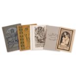 Mucha (Alphonse).- Skocil (Quido Maria) Útok Moře, limited edition, Prague, [1922]; and others il...