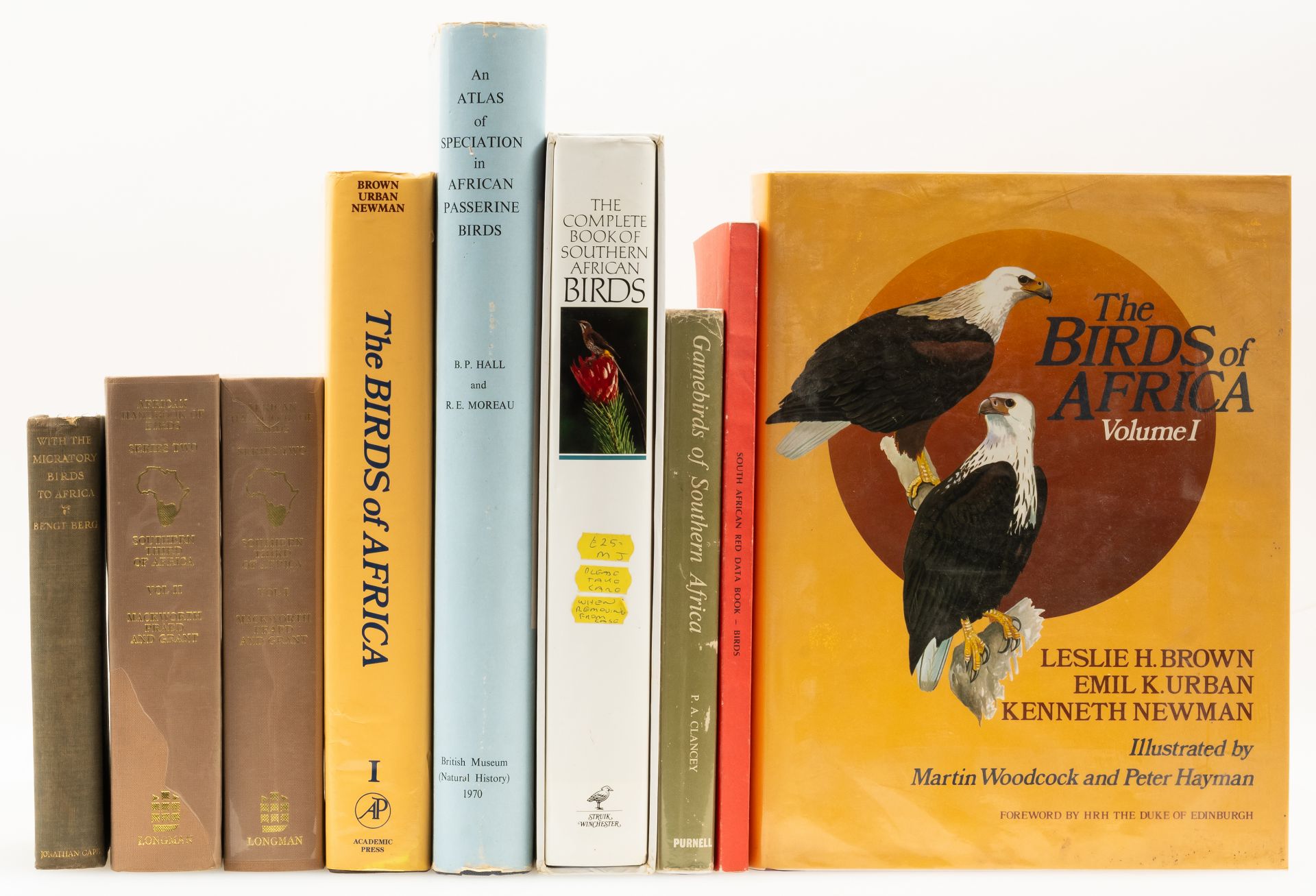 Birds.- Brooke (R. K.) South African Red Data Book - Birds, Pretoria, 1984; and others on African...