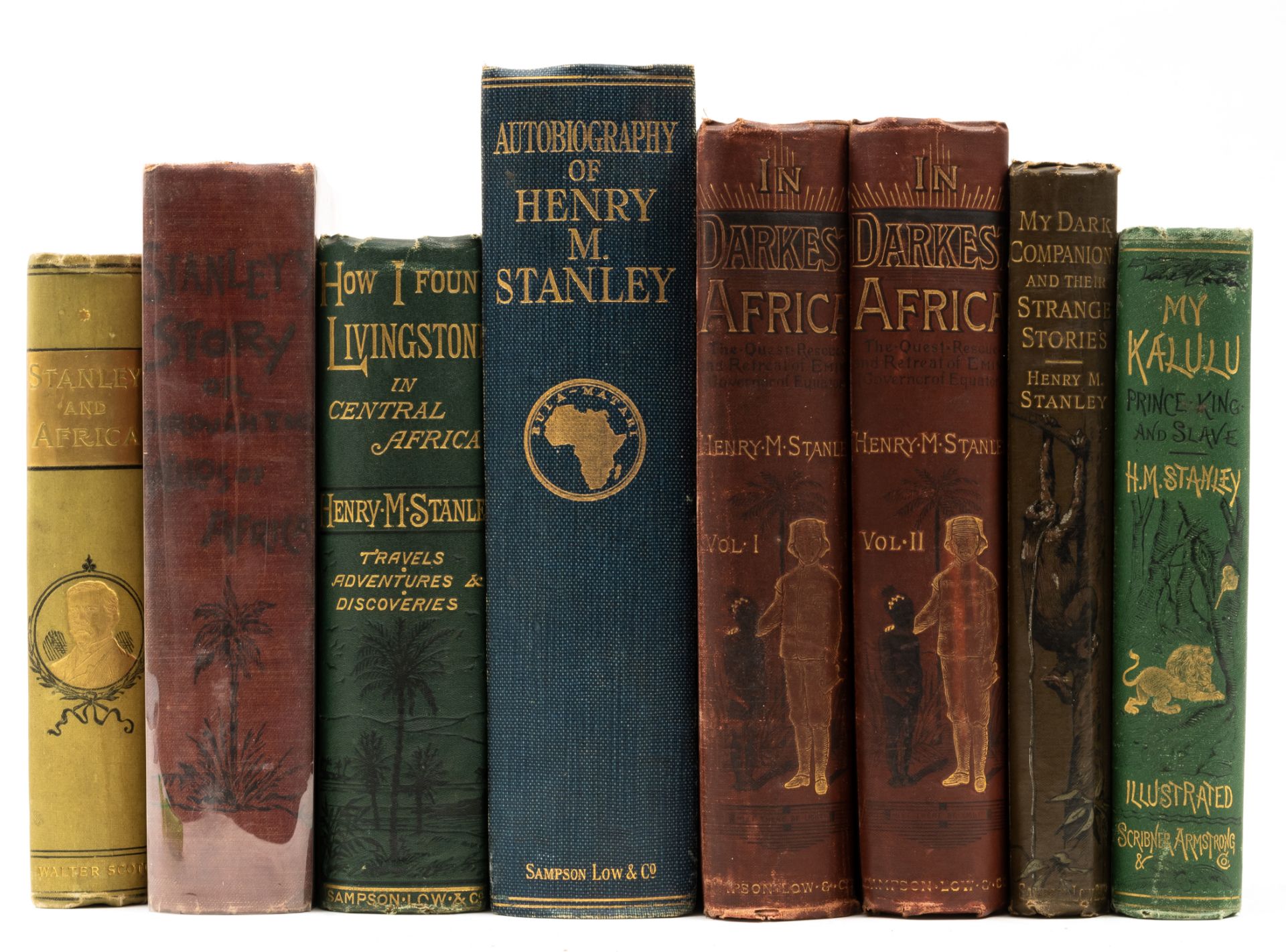 Africa.- Stanley (Henry Morton) In Darkest Africa, or the Quest Rescue and Retreat of Emin, Gover...