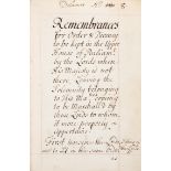 House of Lords.- Remembrances For Order and Decency to be kept in the Upper house of Parlia.t by ...