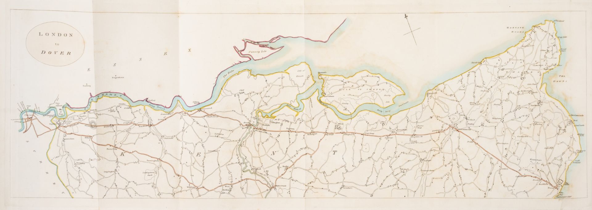 Hampshire.- Pennant (Thomas) A Journey from London to the Isle of Wight, 2 vol., 1801.