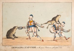 Grimaldi (Joseph).- Clowning.- Heath (William) Collection of satirical prints, playbills and ephe...