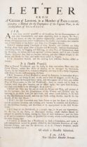 Employment of poor.- A Letter from a citizen of London, to a Member of Parliament, proposing a me...