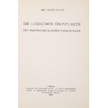 Łukasiewicz (Jan) Die Logischen Grundlagen der Wahrscheinlichkeitsrechnung, first edition, Krakow...