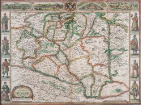 Hungary.- Speed (John) The Mape of Hungari..., engraved map, 1626 [but c.1676]