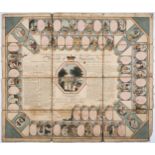 Game.- Fox (George) New Moral & Entertaining Game of the Mansion of Happiness, engraving with han...