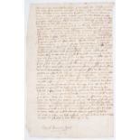 Royal Justiciar to Henry III.- Basset (Philip) Copy of a charter, granted in 1268 by Sir Henry Lo...