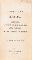 Africa.- M'Leod (John) A Voyage to Africa with some Account of the Manners and Customs of the Dah...