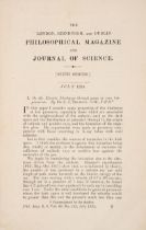 Thomson (J. J.) A collection of over 30 journals and articles by J. J. Thomson, 1885-1906