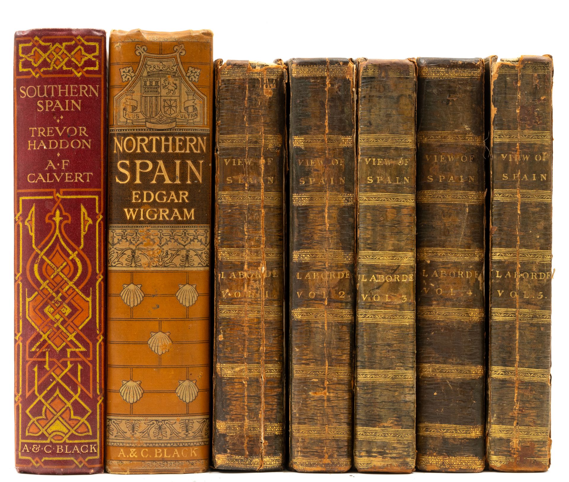Spain.- Laborde (Alexandre de) A View of Spain, 5 vol., 1809; and 2 others (7)