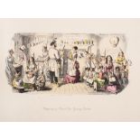 Leech (John) Follies of the Year, first edition, hand-coloured etchings, [1866] & others, illustr...