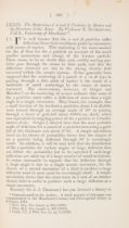 Splitting the atom.- Rutherford (Ernest) "The Scattering of Alpha and Beta Particles by Matter an...