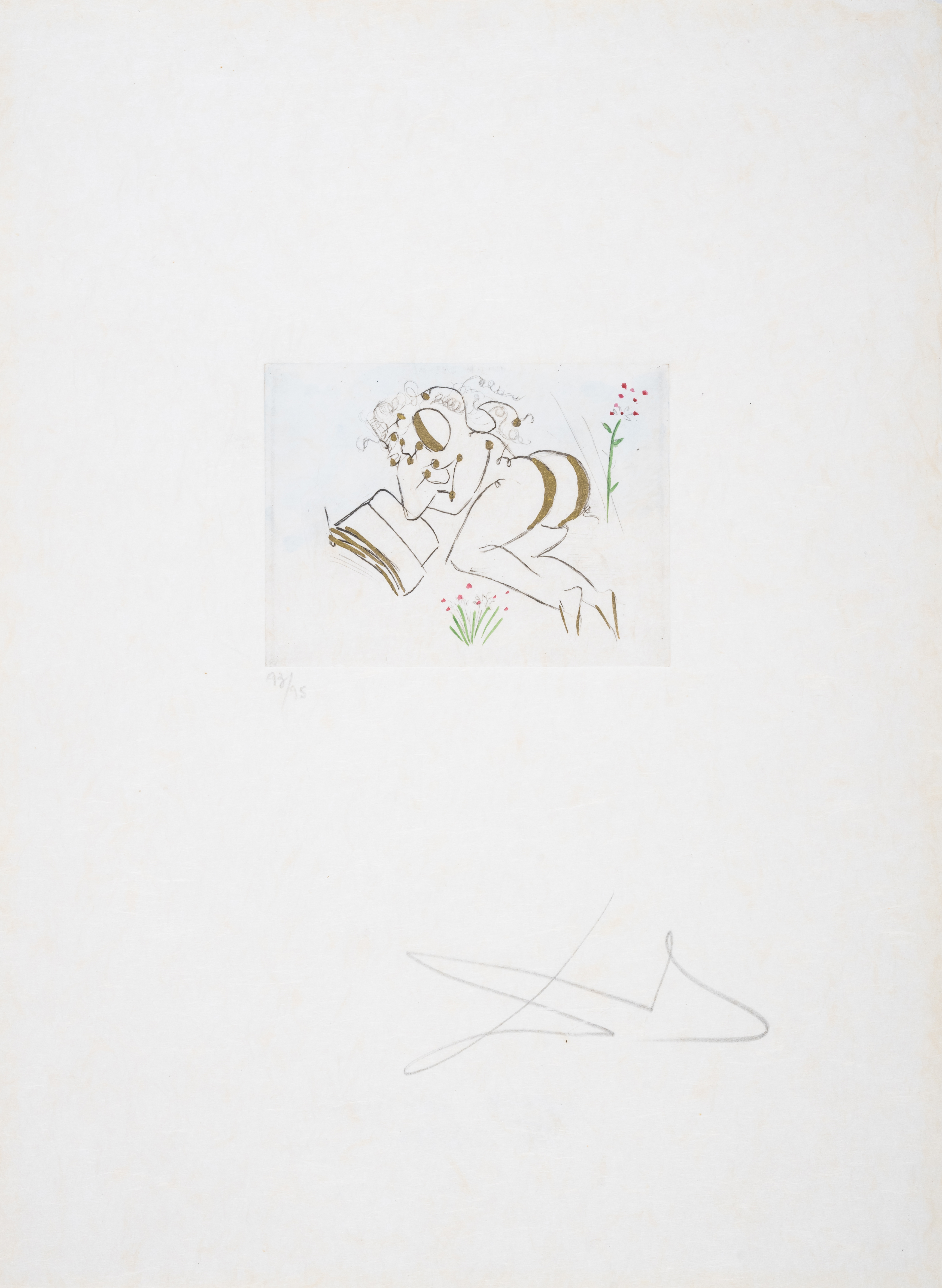 Salvador Dalí (1904-1989) Petits Nus d 'Apollinaire (Field 72-4B; M&L 202)