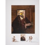 Salvador Dalí (1904-1989) Rembrandt 'Portrait du peintre par lui-même', from Changes in Great Mas...