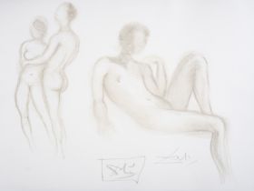 Salvador Dalí (1904-1989) Couples Nus, from Nudes (Field 70-8E; M&L 1376)