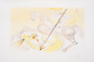 Salvador Dalí (1904-1989) St Georges et le Dragon (M&L 733b)