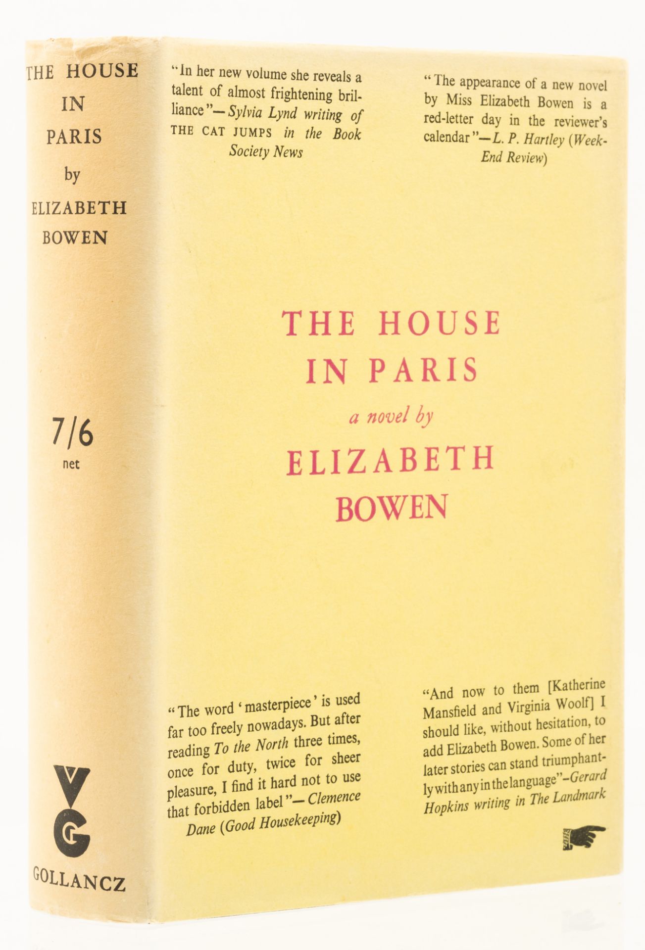 Bowen (Elizabeth) The House in Paris, first edition, 1935.