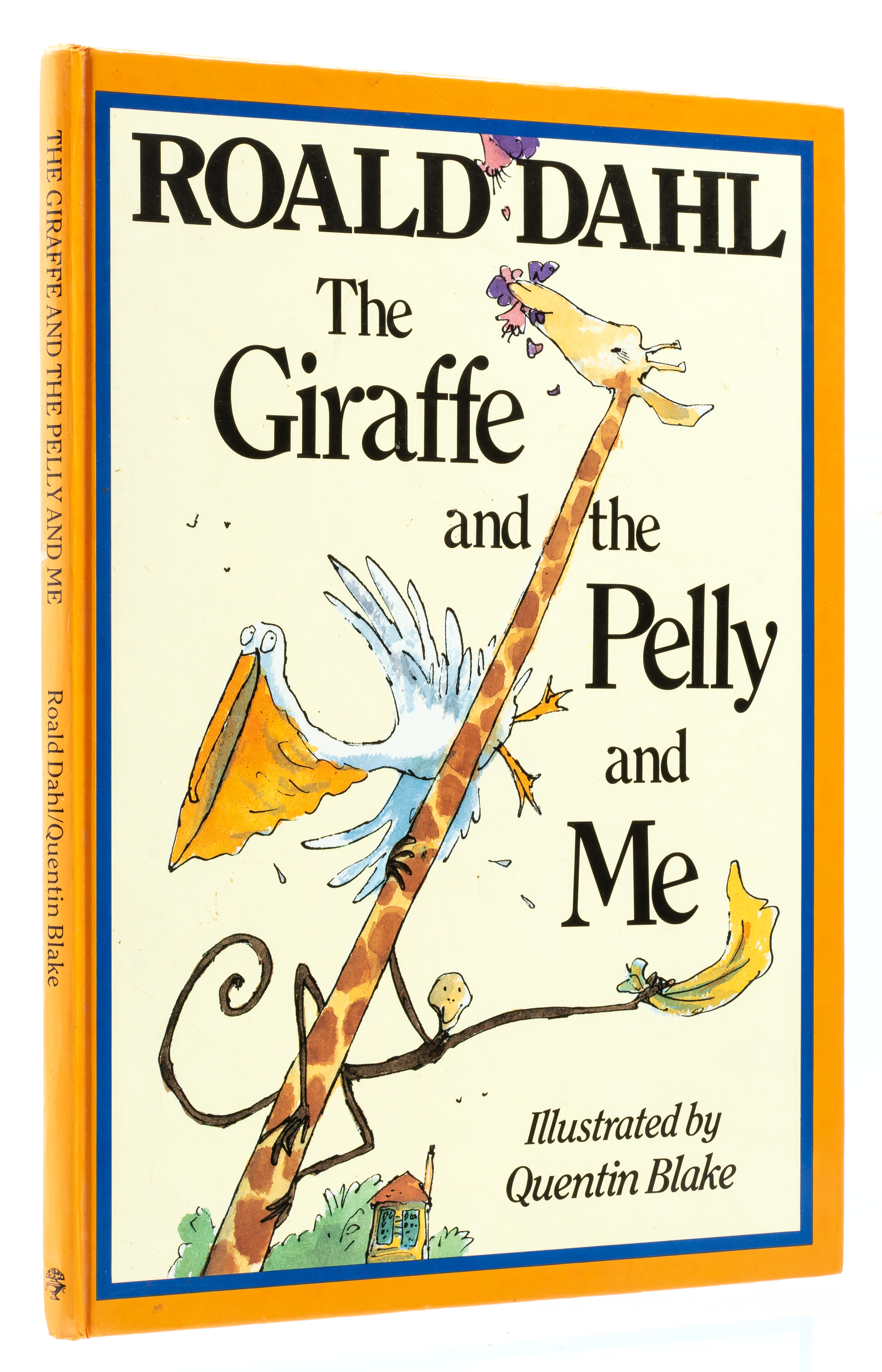 Dahl (Roald) The Giraffe and the Pelly and Me, first edition, cut signatures of Dahl and Blake on...