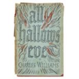 Williams (Charles) All Hallows Eve, first edition, initialed presentation inscription from the au...