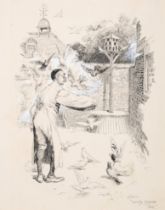 Thomson (Hugh) Four original illustrations for 'Coridon's Song And other Verses', pen and inks, [...