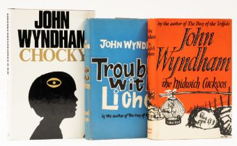 Beynon (John), "John Wyndham". The Midwich Cuckoos, first edition, 1957 & 2 others by Wyndham (3)