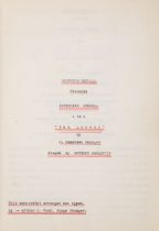 Maugham (William Somerset) The Letter, typed manuscript, with signed presentation inscriptions fr...