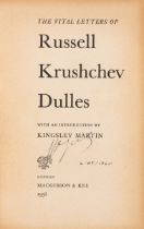 Krushchev (Nikita).- The Vital Letters of Russell Kruschev Dulles, first edition, signed by Krusc...