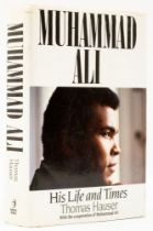 Hauser (Thomas) Muhammad Ali: His Life and Times, first edition, signed commemoration plate from ...