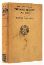 Hardy (Florence Emily) The Later Years of Thomas Hardy 1892-1928, first edition, signed presentat...