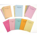 Sitwell (Sacheverell) Collection of 42 poetry booklets, many signed or with signed presentation i...