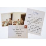 Coward (Noël).- Webb (Alan) Autograph Letter signed, 1940; and a collection of works from the lib...