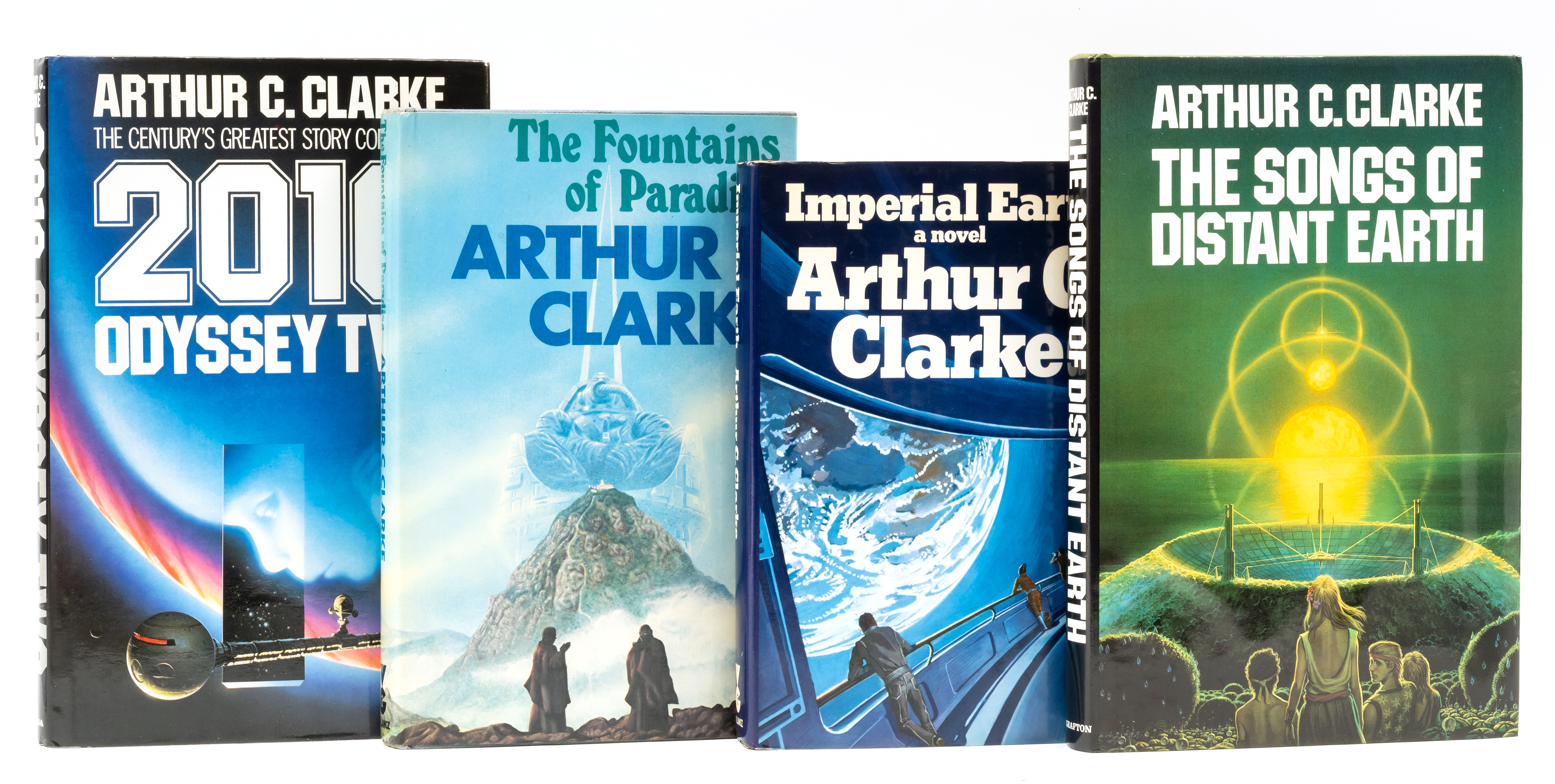 Clarke (Arthur C.) The Songs of Distant Earth, first English edition, signed by the author on dat...