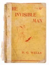 Wells (H.G.) The Invisible Man, "Cheap edition", [c.1903-4]; and another first edition by Wells, ...