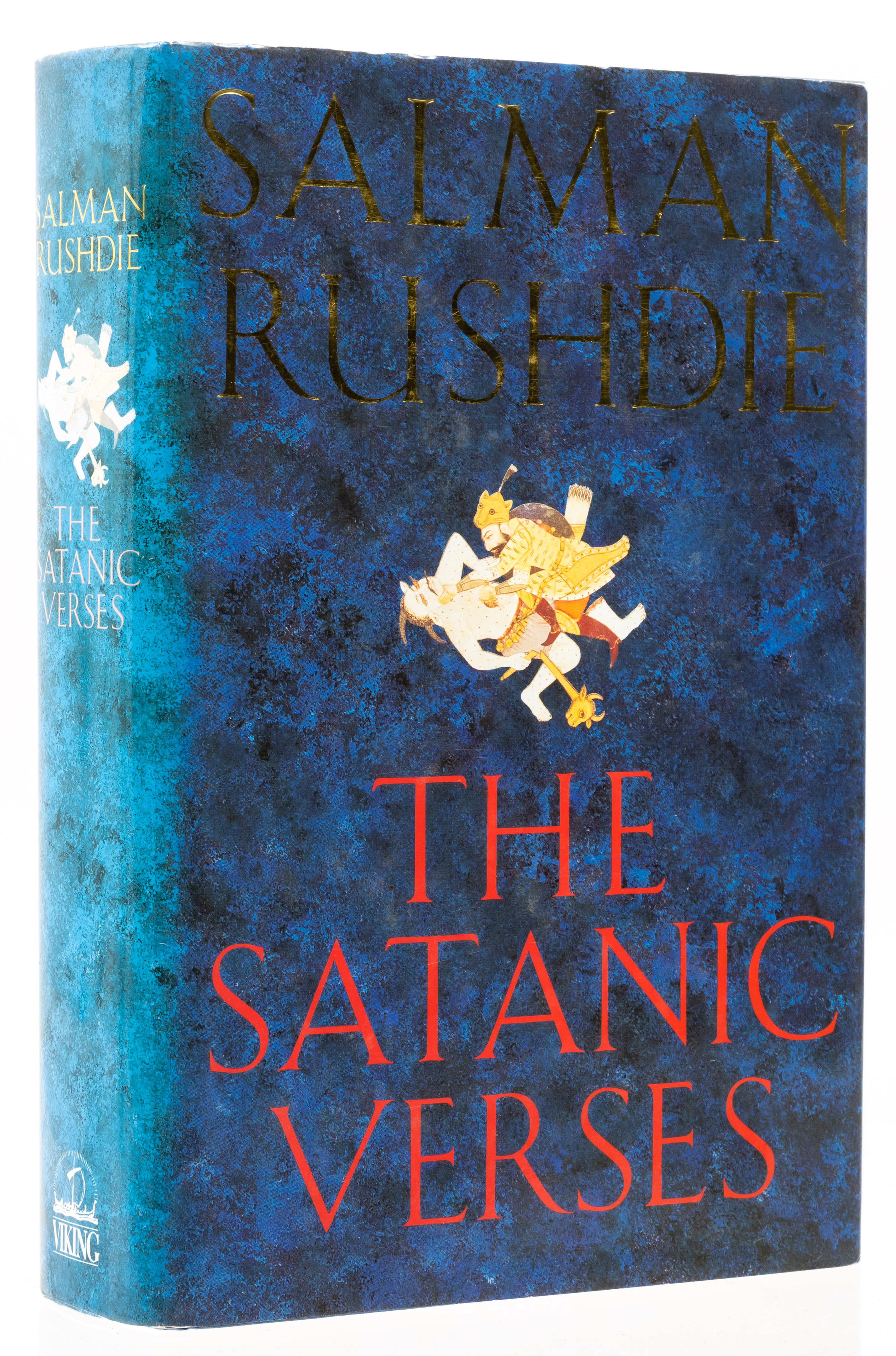 Rushdie (Salman) The Satanic Verses, signed presentation inscription from the author, intriguing ...