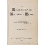 Wilde (Oscar), Henry James, Walter Crane, John Ruskin and others..- The Shakespeare Birthday Book...