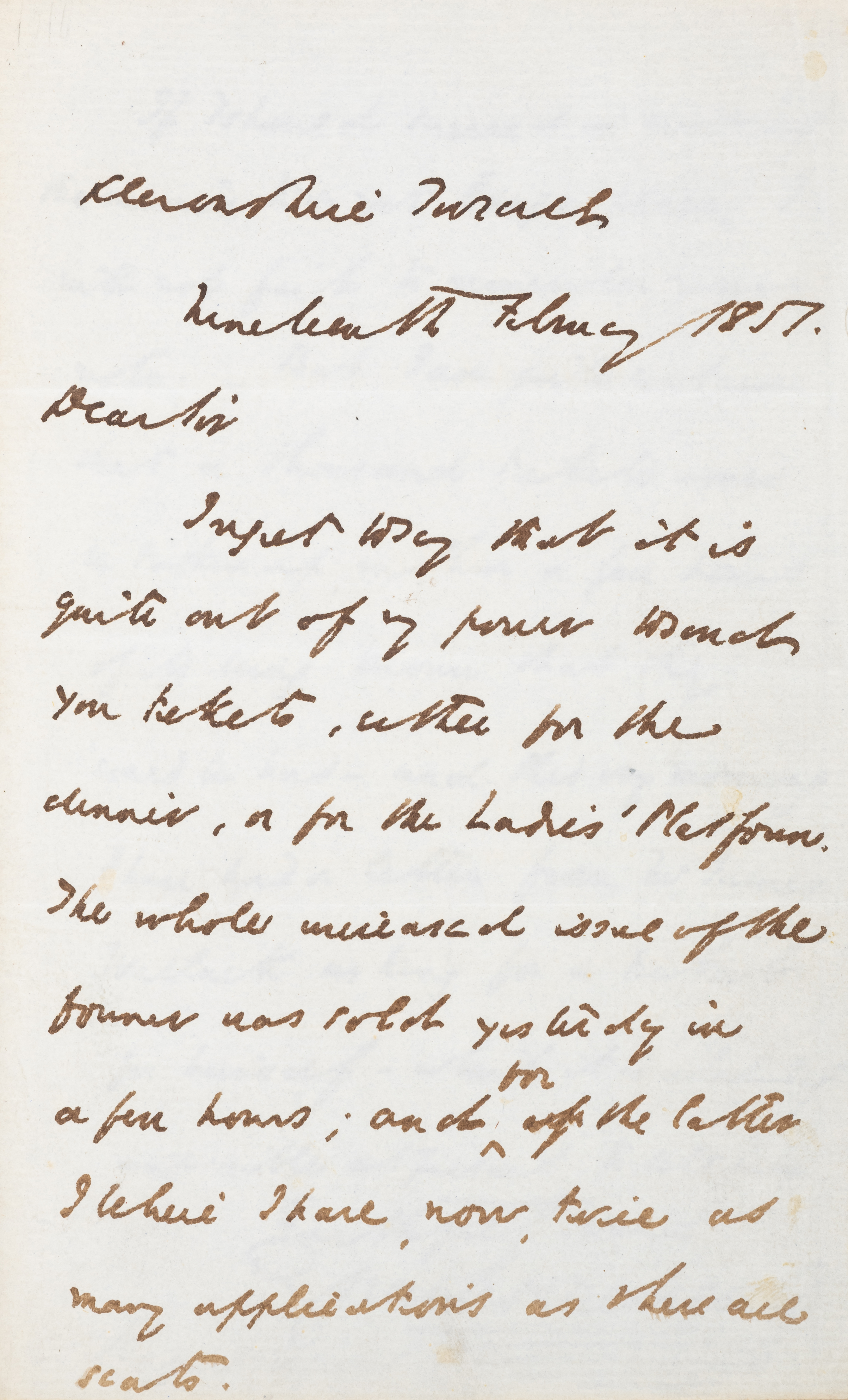 Dickens (Charles).- Seymour (Mrs. [Robert]) An Account of the Origin of the "Pickwick Papers", on...