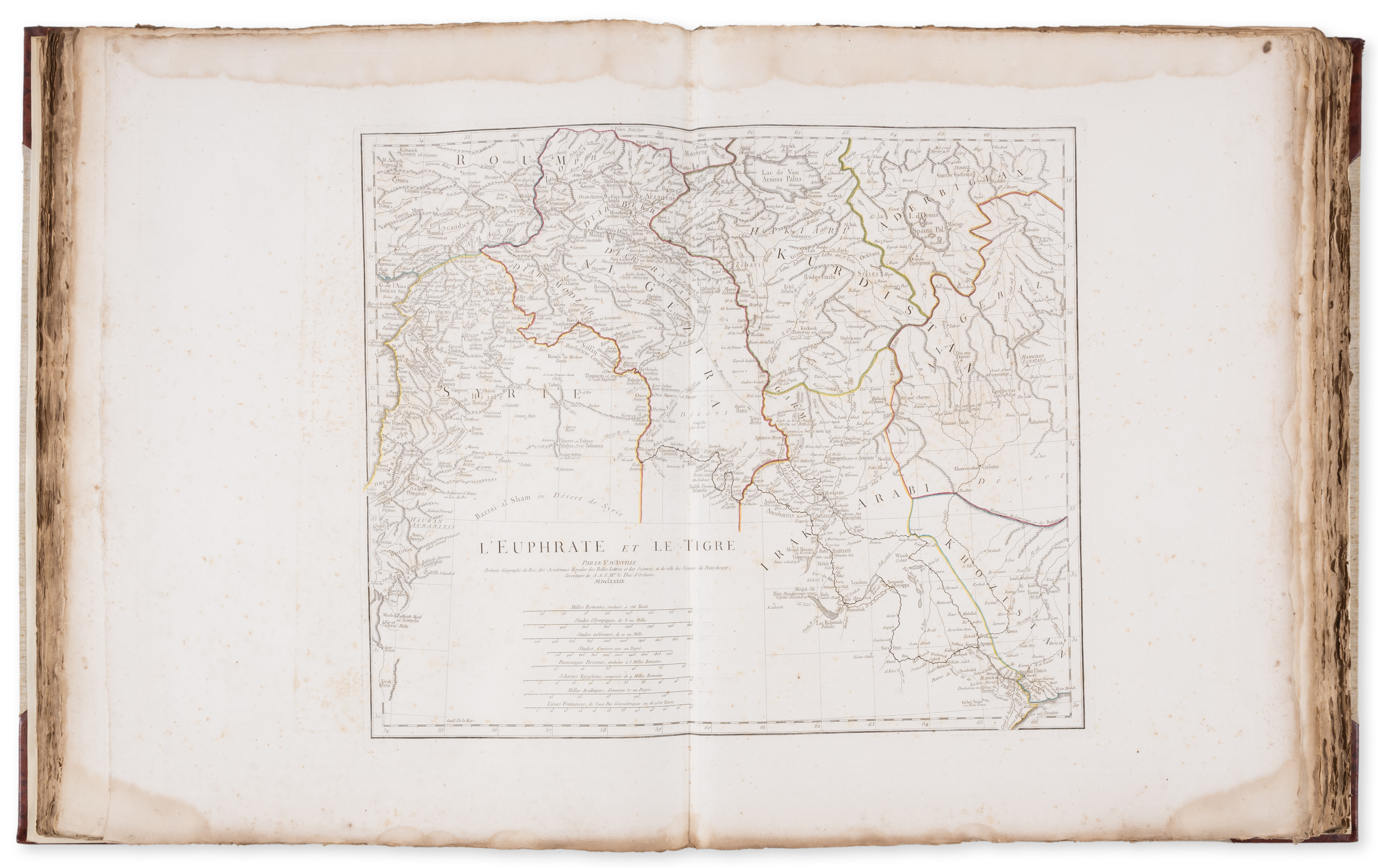 d'Anville (Jean Baptiste Bourguignon) [Untitled Composite Atlas with 102 map sheets], [probably c... - Image 3 of 3