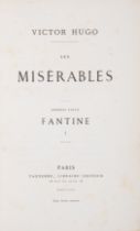 Hugo (Victor) Les Miserables, 10 vol., mixed edition, Paris [Brussels], Pagnerre [Lacroix, Verboe...