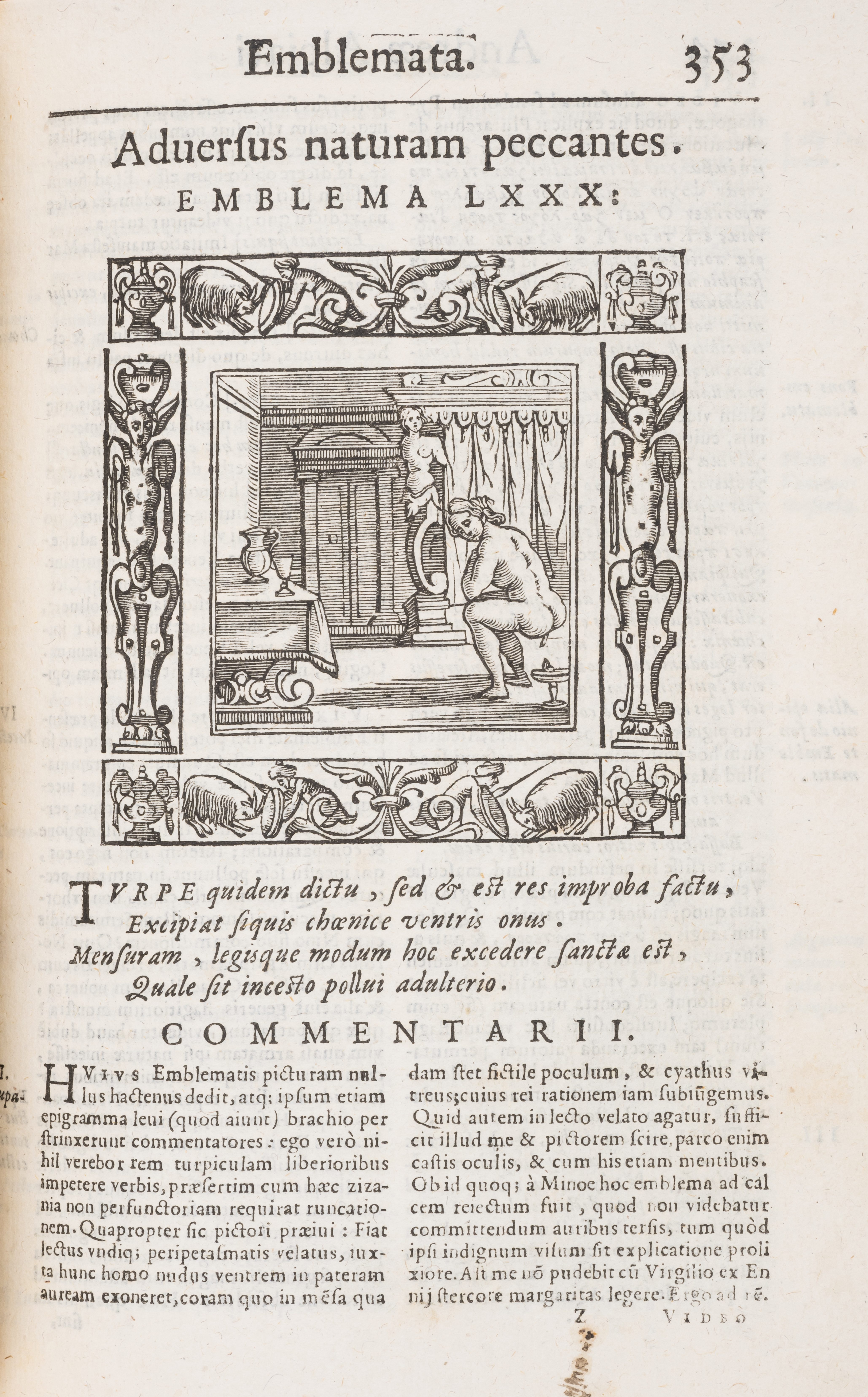 Emblemata.- Alciati (Andrea) Emblemata cum commentariis & notis, Padua, Pietro Paolo Tozzi, 1621