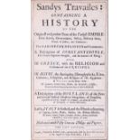 Middle East.- Sandys (George) Sandys Travailes: Containing a History of the Originall and present...