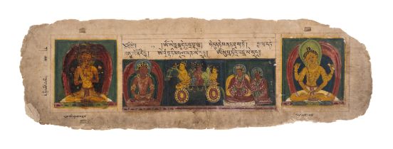 Tibet.- Perfection of Wisdom in Eight Thousand Verses, manuscript in Tibetan, [Tibet], [c.18th or...
