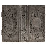 Silver binding.- Arndt (Johann) Paradiess Gärtlein, 2 parts in 1, exquisite German silver binding...