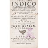 Native American language.- Nantes (Bernardo de) Katecismo Indico da lingua Kariris, first edition...