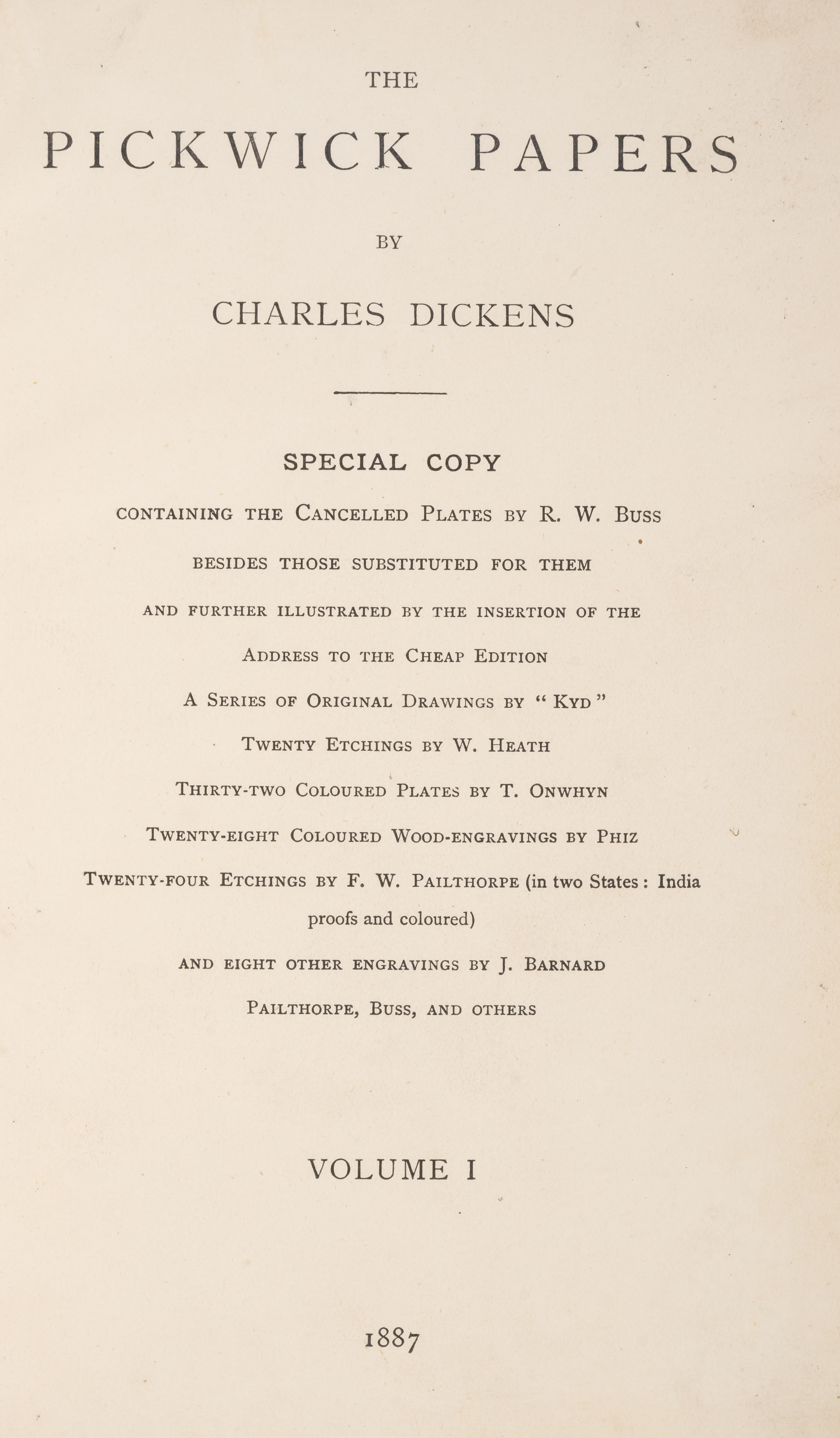 Dickens (Charles) The Posthumous Papers of the Pickwick Club, 1 vol. bound in 2, first edition in... - Image 4 of 6