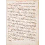 Irish Gaelic.- Penitential, with prayers, Bible extracts and similar, manuscript in Irish and Lat...