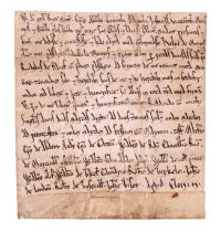 William I [known as William the Lion], King of Scots, c. 1142-1214) Charter grant by William I to...