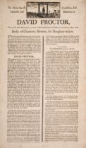 Execution broadside.- child rape.- Dying Speech, Confession, Life, Character and Behaviour of Dav...